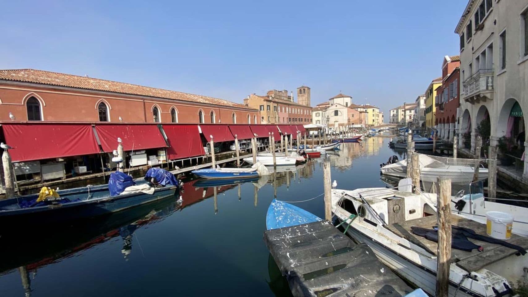 Chioggia fish market canal