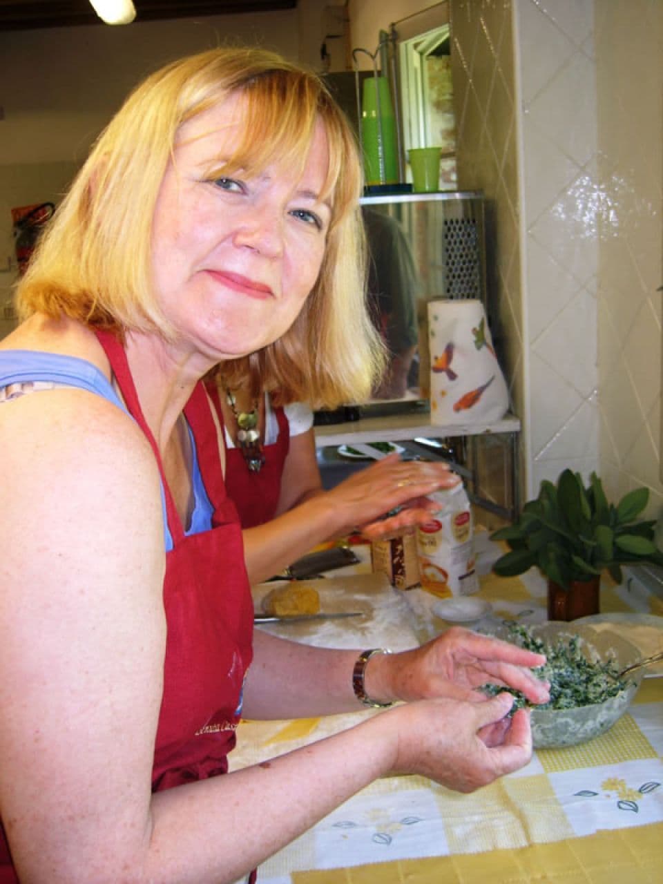 Cooking class moment