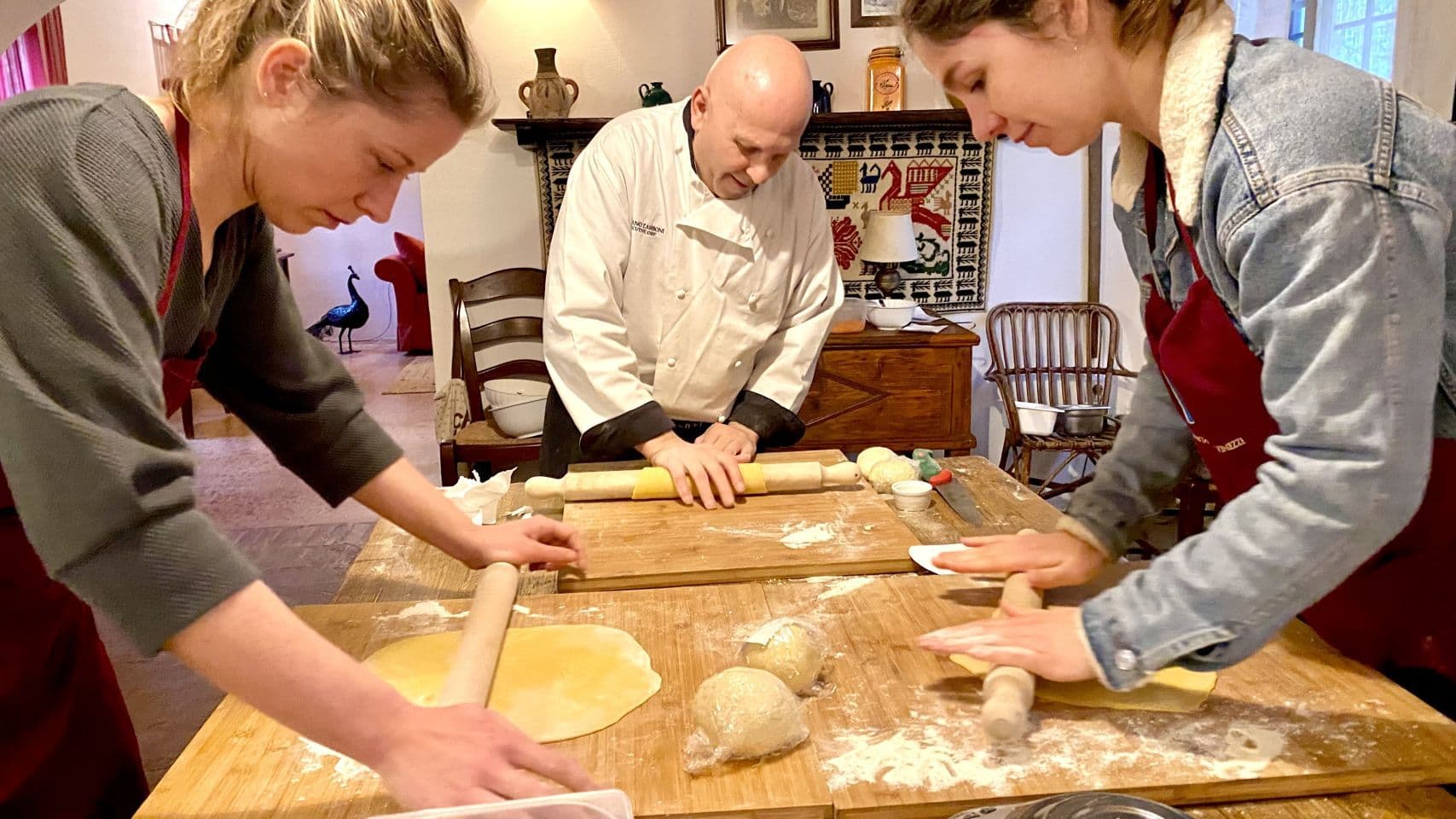 Pasta cooking class in Venice countryside